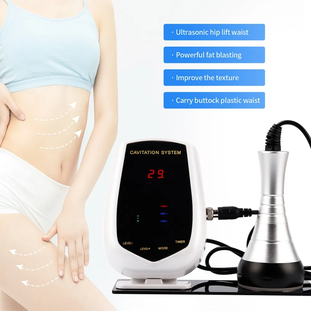 40KHz Ultrasound Cavitation Body Slimming Machine Ultrasonic Fat Blasting Device Hip Lifting Waist Shaping Equipment
