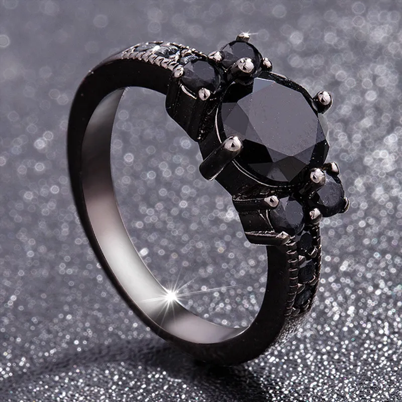 Black Wedding Ring Womens 2024 | favors.com