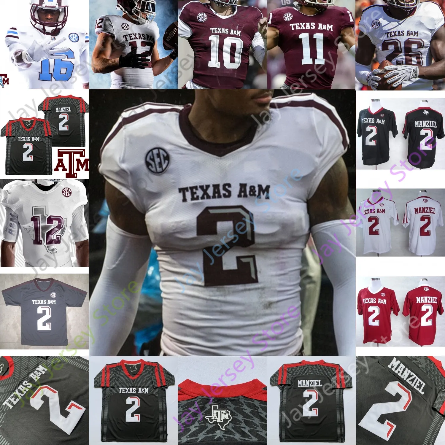 Texas a&m football sales jerseys