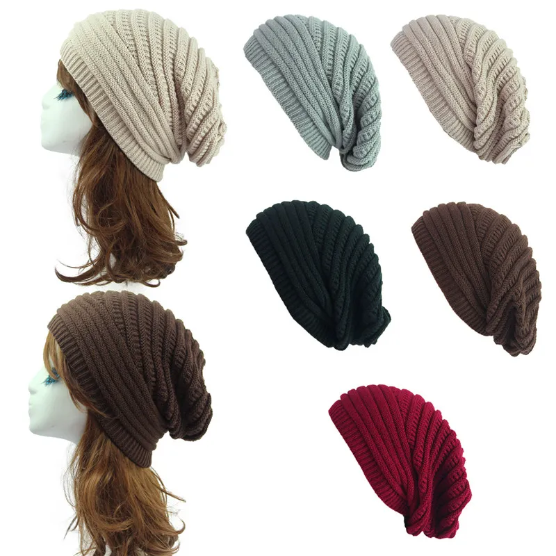 Мужской Трикотажные Hat Зима Мужчины Женщины Beanie Теплые черепа Caps Дизайн этикетки Вязаные шапки Грязный Bun Knit Хип-хоп Gorros Открытый Ухо Muff 2020