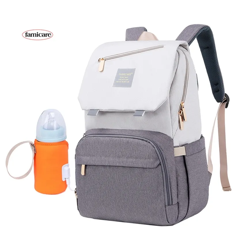 Diaper Bag Mummy Maternity Backpack Baby Stroller Knapsack Waterproof Handbag Nursing Nappy Rucksack Kid Going Out Bags 220225