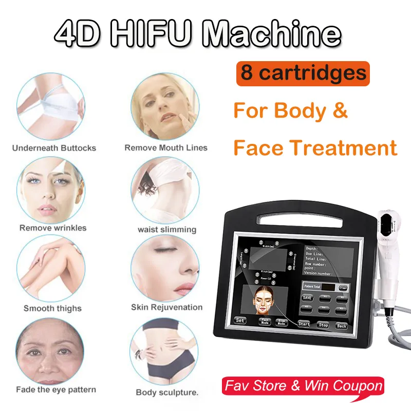 Máquina facial médica profesional korea smas hifu 4D Hifu Estiramiento facial y removedor de arrugas Hifu Smas Dispositivo de Estiramiento facial
