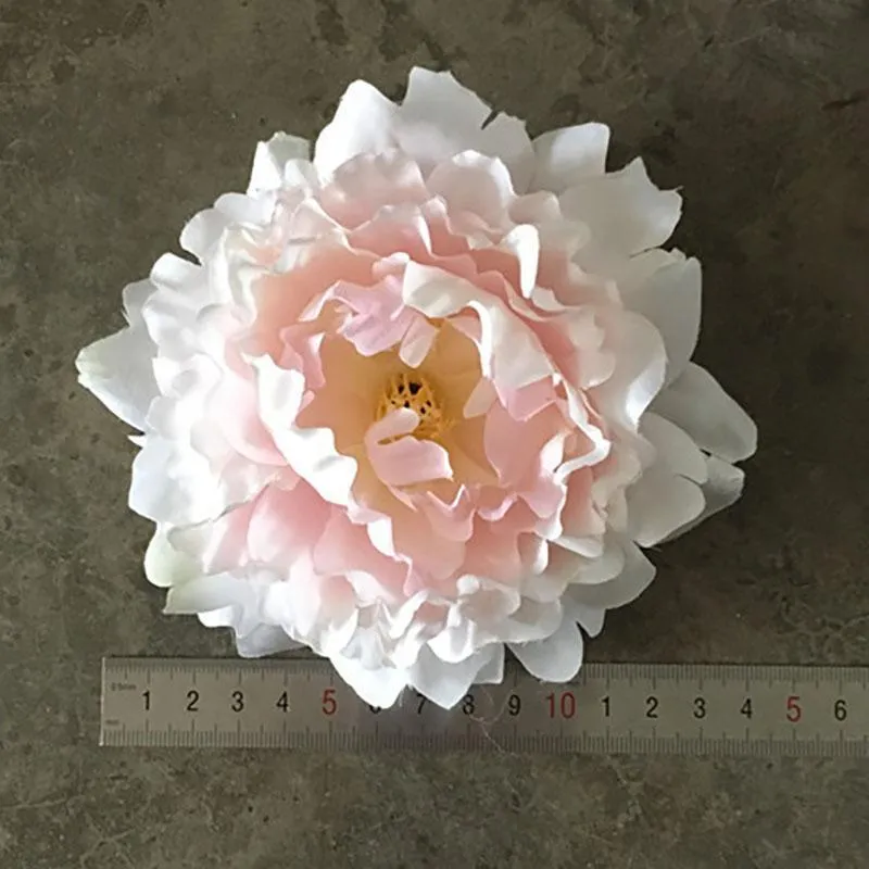 DIY 15cm Artificial Flowers Silk Peony Flower Heads Wedding Party Decoration Supplies Simulation Fake Flowers Head Home Decorations WX-C03
