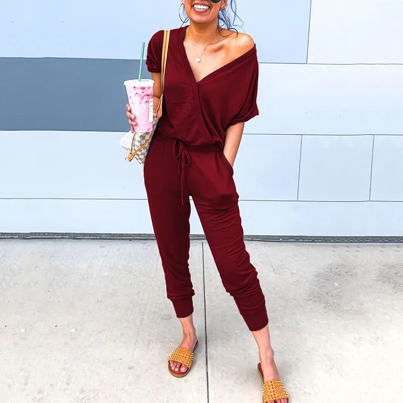 Women's Jumpsuit Patchwork Solid Color Off Shoulder Casual Daily Casual  Daily Wear Regular Fit Short… | Off shoulder jumpsuit, Jumpsuits for women,  Off the shoulder
