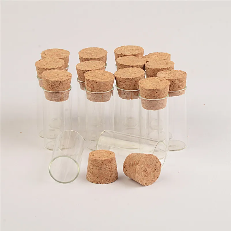 Mini Glass Jars with Corks 3ml 6ml wide-mouth Bottles Jar Storage Bottles for Sand Liquid Food Bottles 1