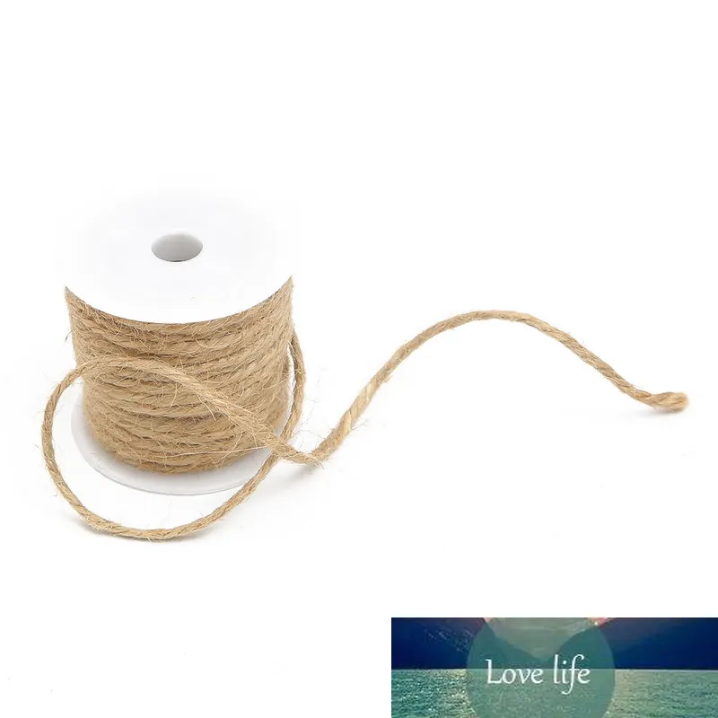 5 15m/Roll Natural Jute Twine Burlap String Hemp Rope Yarn Party Wedding  Gift Wrapping Cords Thread DIY Florists Craft Decoration From Kufire, $0.86
