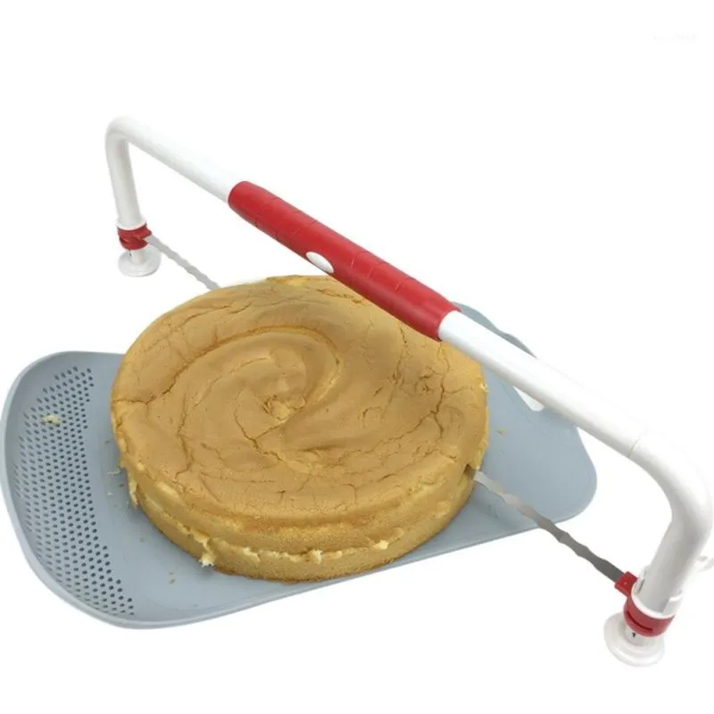 Paspaslar paslanmaz çelik ayarlanabilir kek testere dişli tel kesici diy el yapımı pişirme aracı1