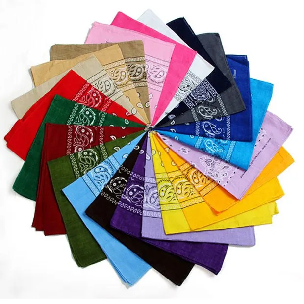 Hiphop bandanas zakdoek sjaal katoenen mode vrouwen manscarfs polka dot designerscarf 21 kleuren yhm62-wll