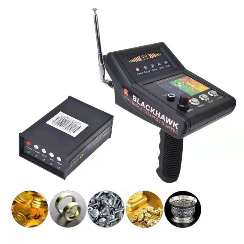New remote handheld underground metal detector locator scanner searcher outdoor gold, silver, copper and gem instrument