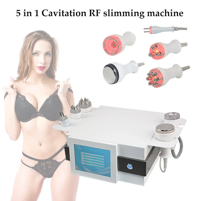 Newest cavitation body slimming machine vacuum radio frequency skin tightening beauty equipment RF face lifting
