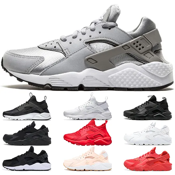 Huarache 4.0 1.0 Chaussures Running Shoes Mens Womens Trainer Triple Black White Red Grey Pink Män Kvinnor Sneakers Sport Walking