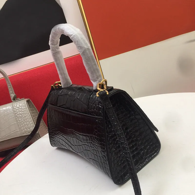 Luxurys Designer Bags Womens Handbags Purses real leathers Shoulder bag high quality women `s handbag Crossbody bag Crocodile leather 23cm