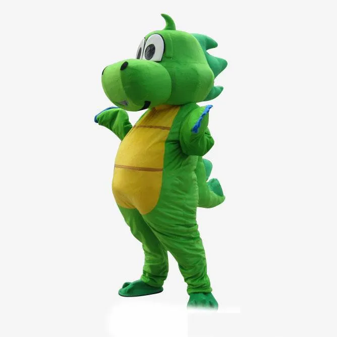 2019 Costume da mascotte di Dinasaur Green Made Professional