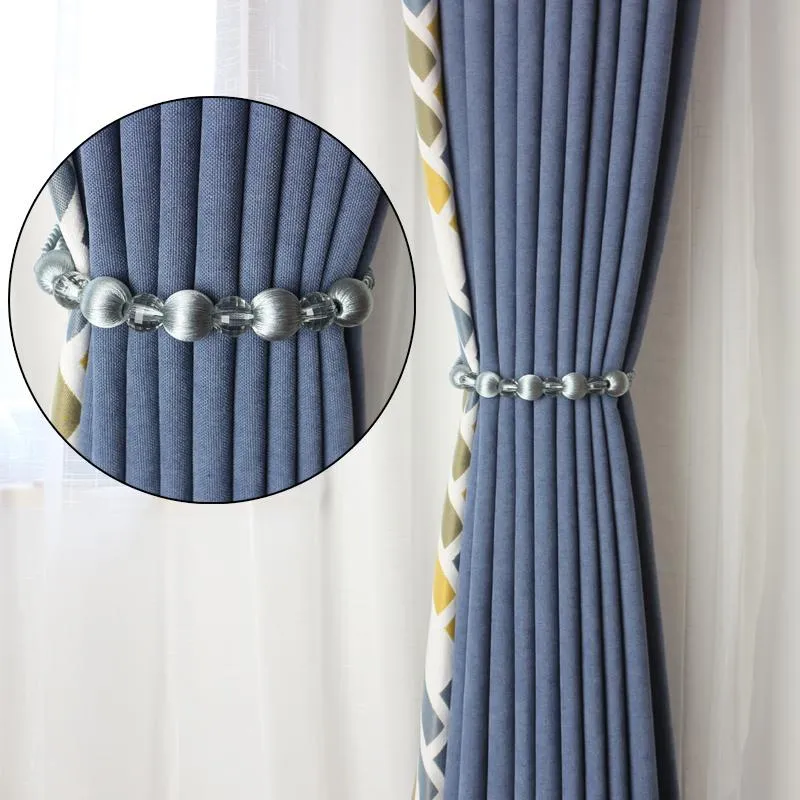 1PC Bead Elegant Curtain Tieback Decoratieve gesp voor home Accessory Strap 1pc Bead Big Best H Jllzaw