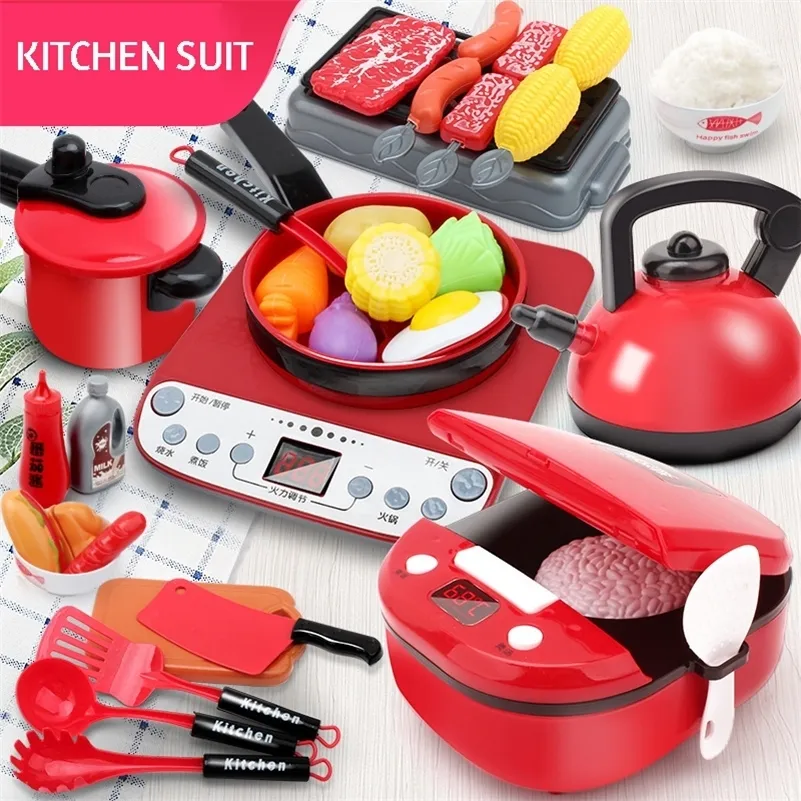 Niños Jugar Casa Cocina Juguetes Simulación Utensilios De Cocina Educación  Temprana Kit De Aprendizaje Niña Cocina Cocina De Arroz Juguete Cocina Para  Niños LJ201211 De 14,85 €