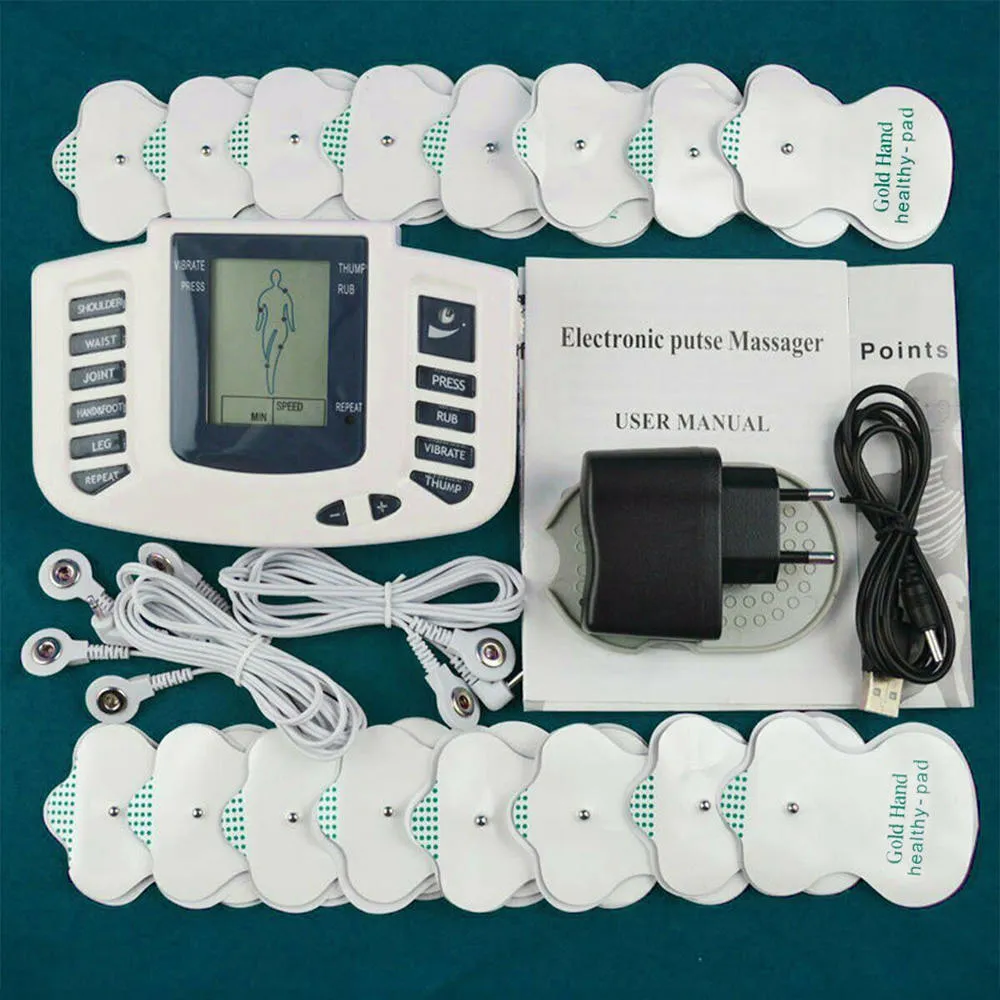 Digital Electronic Body Slimming Pulse Massage Muscle Relax Stimulator Acupuncture Therapy Machine Physiotherapy Apparatus