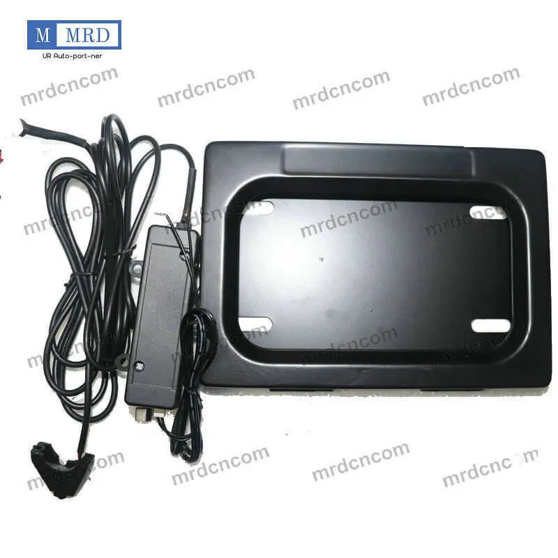 Reino Unido Reino Unido Motocycle Hide-Away Shutter Licença Placa Frame Dispositivo Stealth Remote Control Brand New