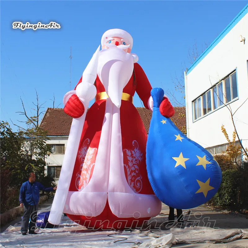 クリスマスバルーン：巨大なインフレータブルサンタクロース、屋外