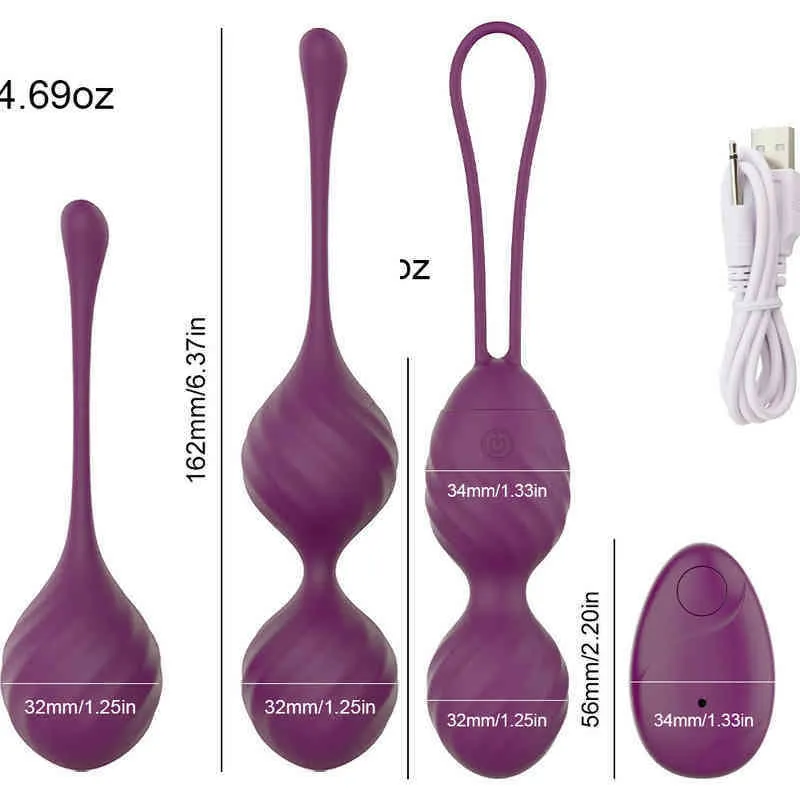 Nxy – vibromasseur Vaginal en Silicone pour femme, boule de Kegel, Machine à presser, jouets sexuels pour Couple, œuf de Geisha 1215