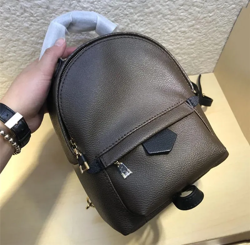 Luxo projeto de melhor qualidade feminino mini Mochila Couro Paim SPRlNGS Essencial saco para elegante ladie / girl Frete grátis