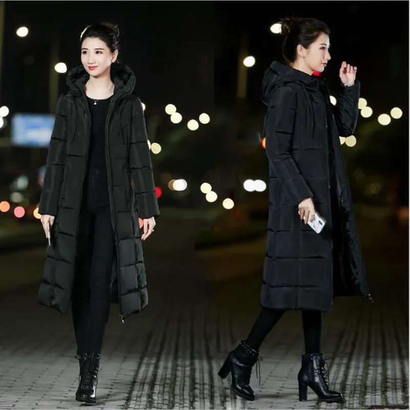 Plus Size Winter Parka Coat For Women Fashionable Down Jacket With