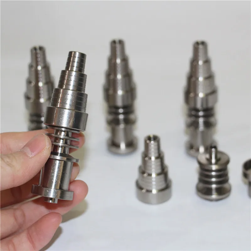 hand tools Universal 14 19mm Domeless GR2 Titaniums Banger with Male Joint Grade 2 Titanium Nails for Glass Bongs Dab Rigs Smoking Accessories