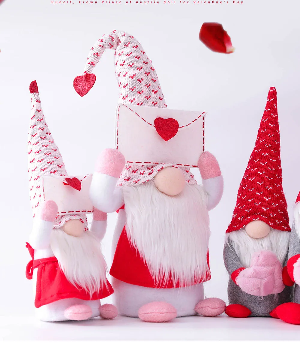 San Valentino Decorazioni Regali Gnome Busta Amore Gnomi Senza