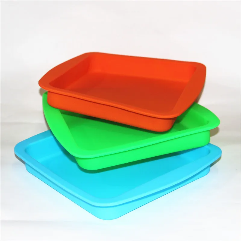 boxes DHL Silicone Jar Container Dish Wax Dab Oil Concentrate Nonstick glass nectar tray fda