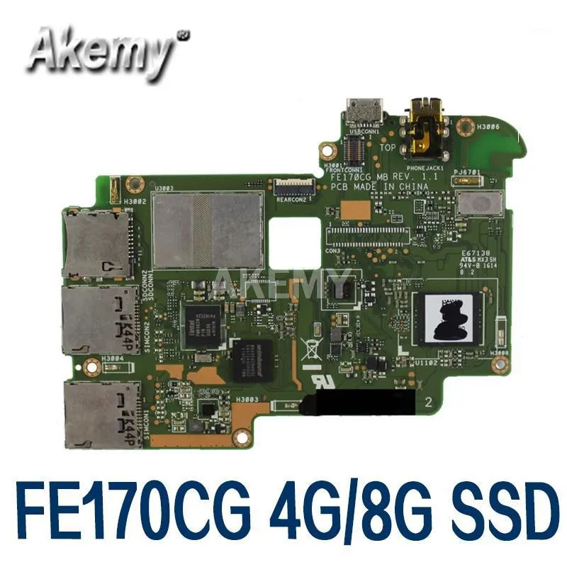 Fans Coolings Original für Asus K017 Memo Pad 7 "Tablet Motherboard FE170CG ME70c Logikplatine MB Rev 1.1 Voll getestet 4G-SSD 8G-SSD1
