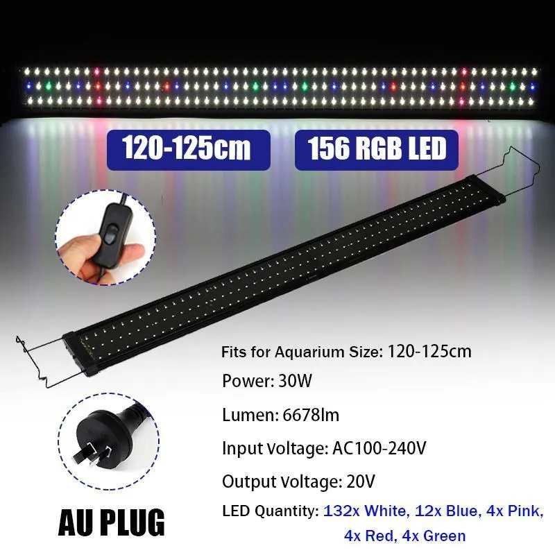 Comprar Luz LED para pecera 19/29/39/49cm Tubo de luz LED para acuario  impermeable RGB