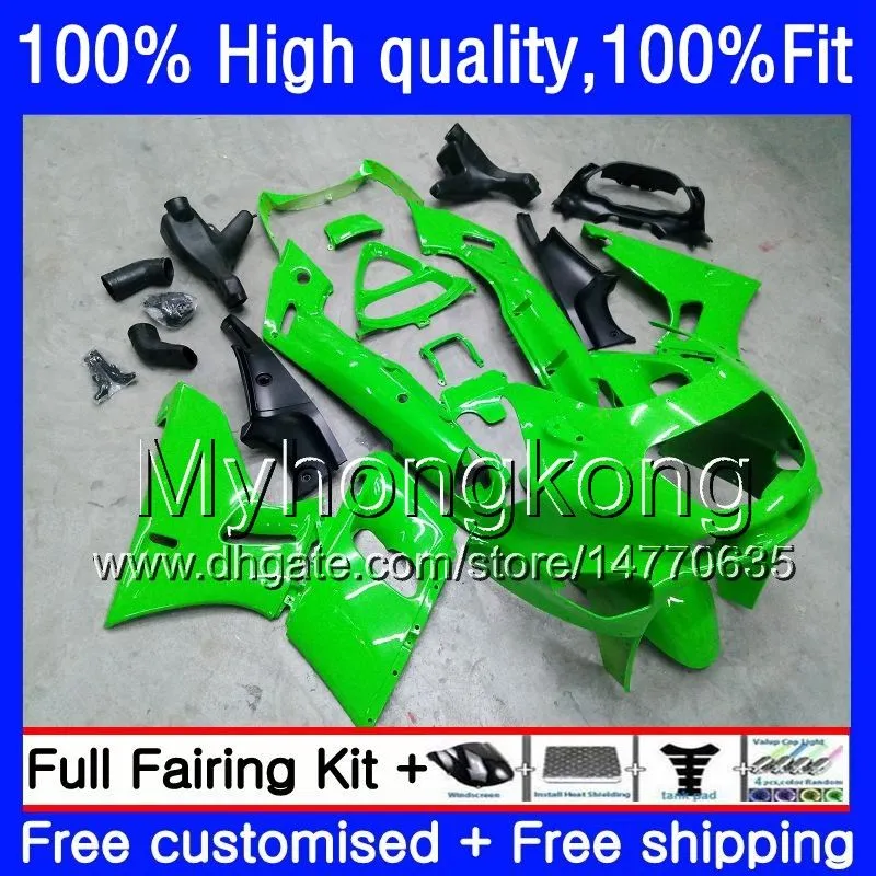 Fabriksgrön injektion för Kawasaki ZZR-400 ZZR600 ZZR400 93 95 96 97 98 99 54HM.1 ZZR 400 600 1993 1994 1995 1996 1997 1998 1999