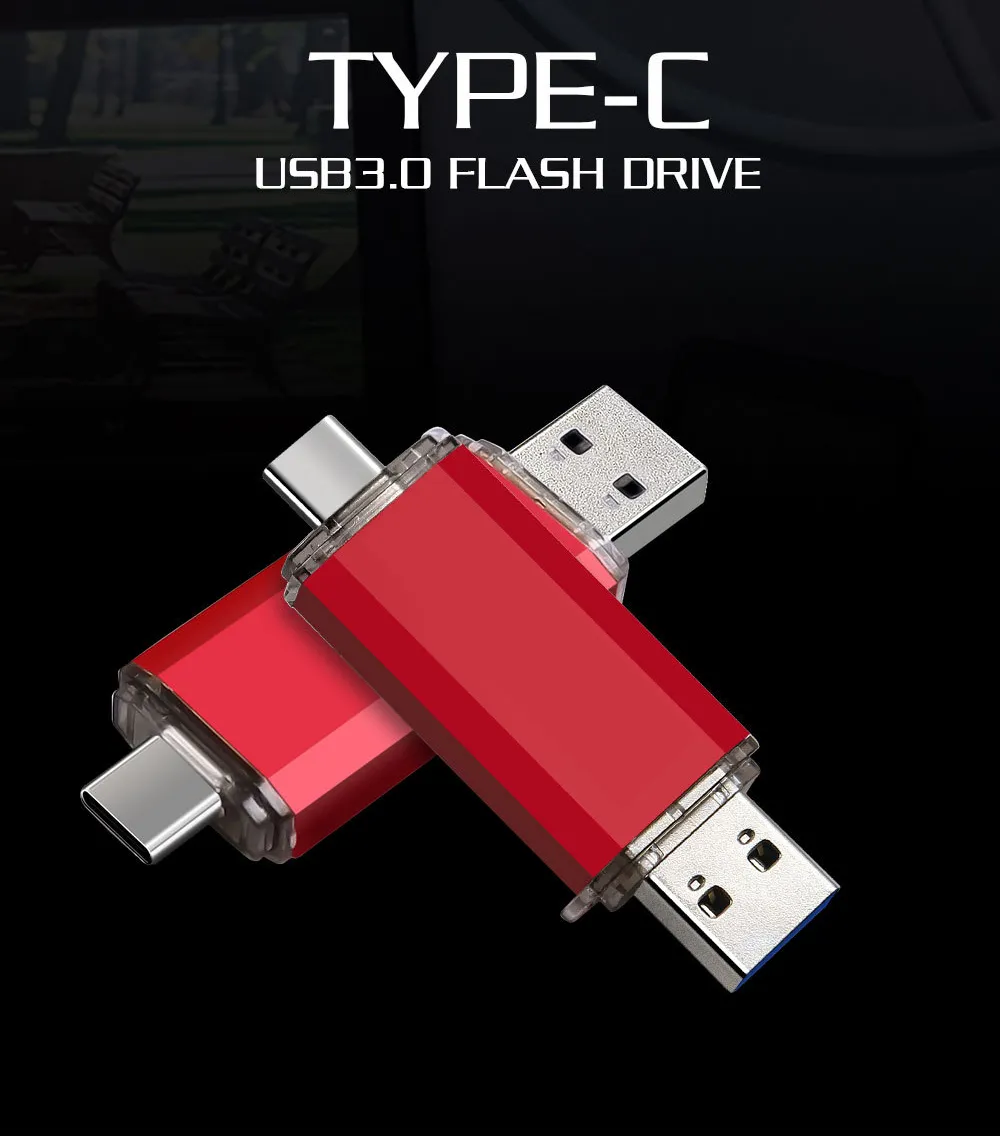 USB 3.0 Typ C Stick 256GB 128GB 64GB 32GB 8G USB-C OTG Flash Drive  Speicherstick