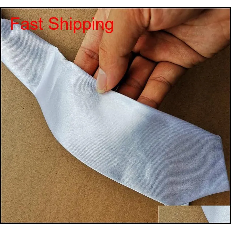 sublimation blank white neck ties kids adult tie heart transfer printing blank diy custom consumables material facotry price