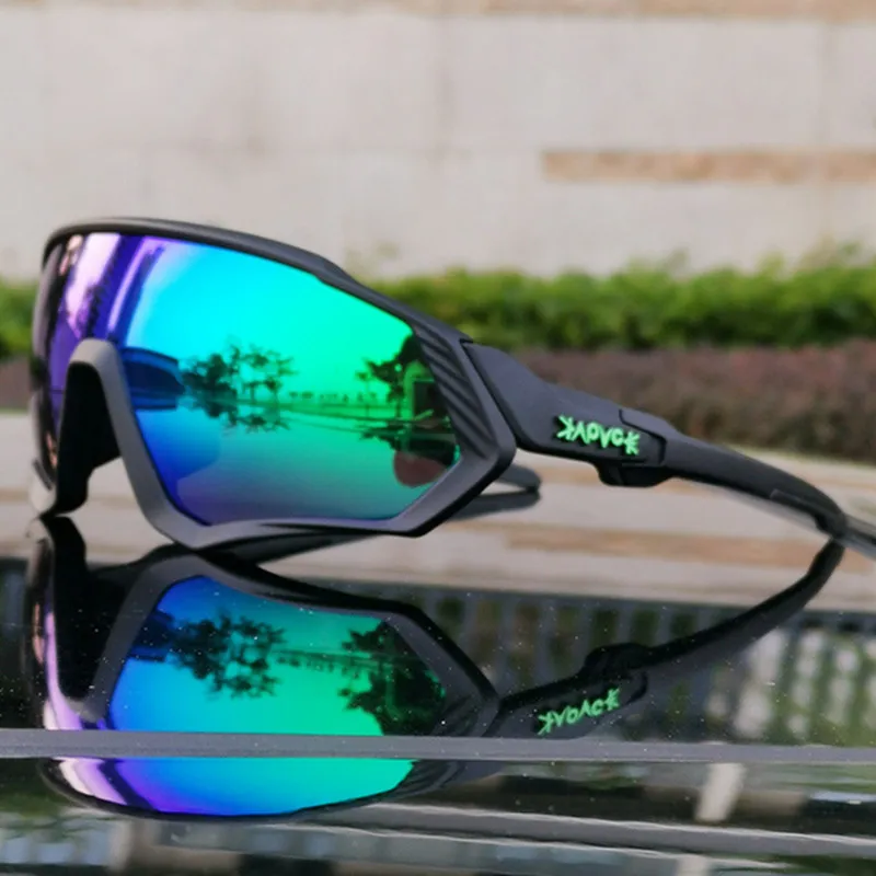 نظارات ركوب الدراجات عالية الجودة للرجال والنساء ، نظارات رياضية لركوب الدراجات ، عدسات مستقطبة ، نظارات شمسية للدراجة الجبلية ، نظارات شمسية للدراجة UV400 مع صندوق