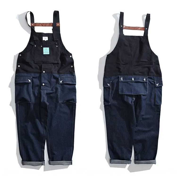 Compra Calle Color A Juego Ropa De Trabajo Pantalones Mono Liga Americana  De Moda Correa De Marca Pantalones De Mezclilla Papá Ropa De Trabajo  Pantalones Vaqueros Y Jeanspants Barato | Entrega Rápida