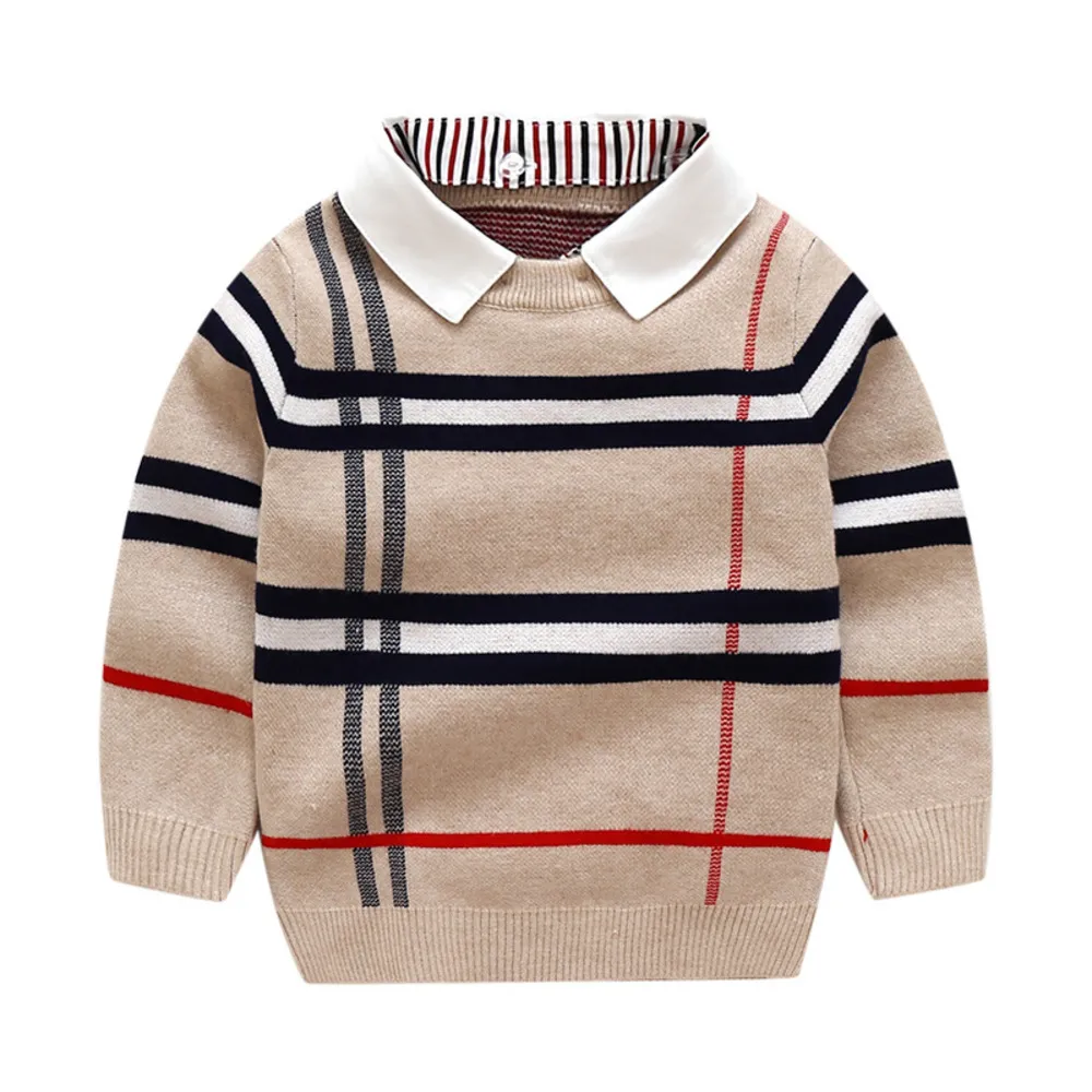 Winter Jongens Sweatershirt Herfst Sweater Jas Jas voor Toddle Baby Boy Sweater 2 3 4 5 6 7 Jaar Jongens Kleding