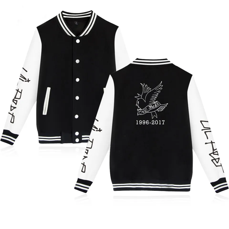 Lil peep baseball jacket deals