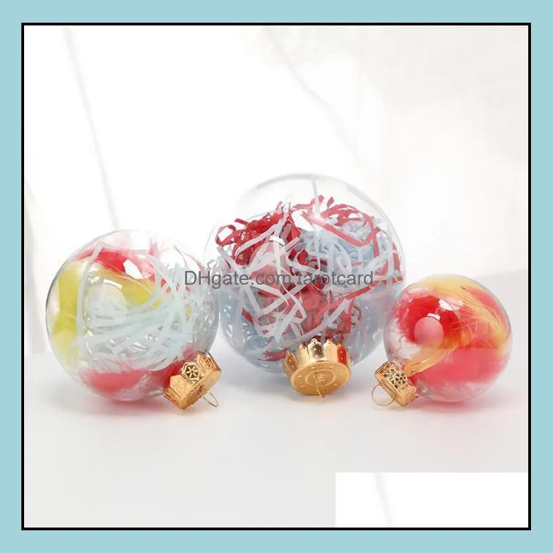 Wedding Bauble Christmas Xmas Plastic Balls Decoration Christmas Balls Clear Wedding Balls Christmas Ornaments Wholesale