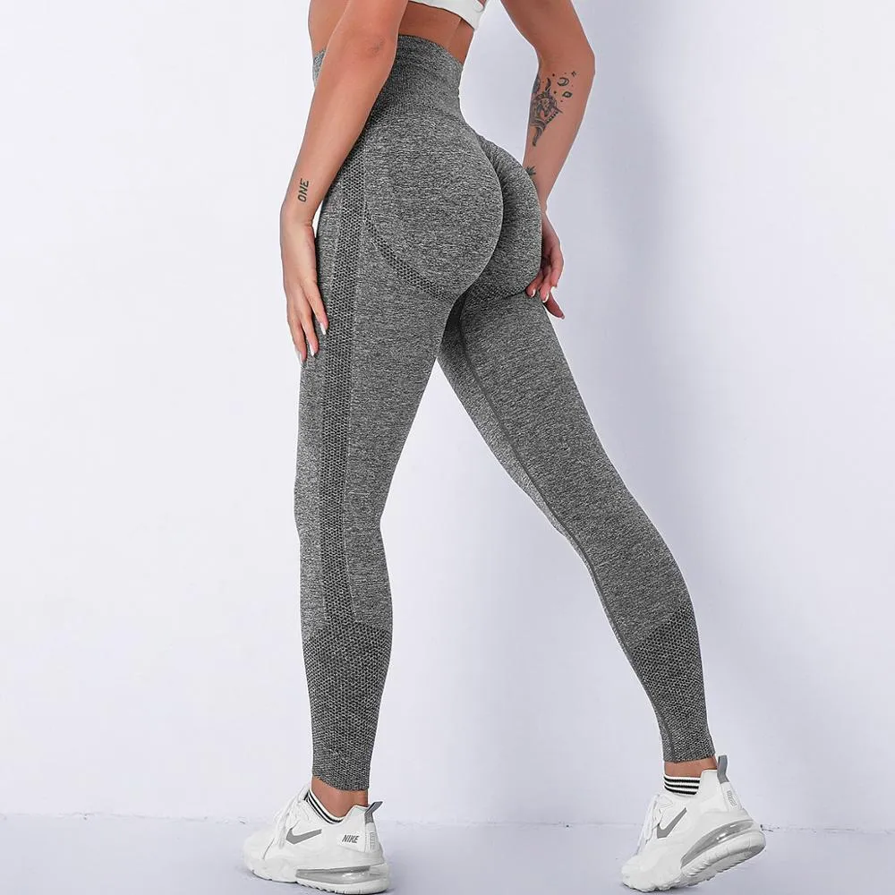 Push Up Elastische Slanke Leggings Bubble Butt Fitness Leggins Mujer Gym Sport Fietsen Jogger Slanke Legins Dames H1210