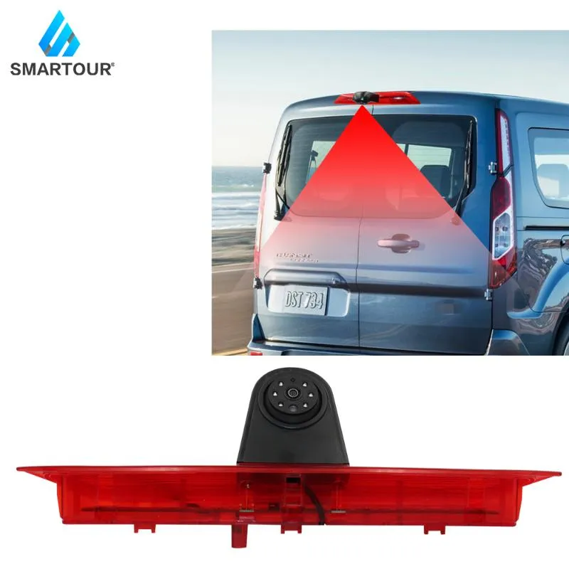 Car Rear View Cameras& Parking Sensors Fisheye HD Night Vision Brake Light Camera For Transit Custom 2012-2021 Reverse Backup