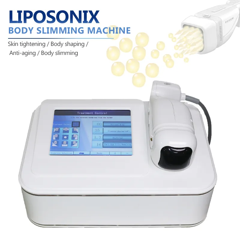 Liposonic Machine Portable Lipo Hifu Intensive Ultrasound Slimming Equipment Therapy Liposonix Products Weight Loss Needle Free