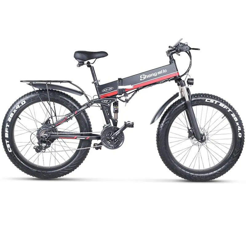 Vélo Électrique 48V 1000W, Pneu Graisse Vélo Électrique, VTT 48V
