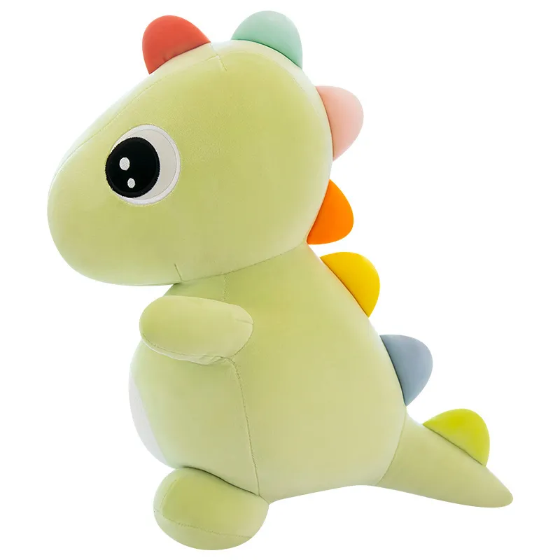 Jouet en peluche dinosaure coloré, petite poupée en coton, oreiller créatif, cadeau pour enfants et filles