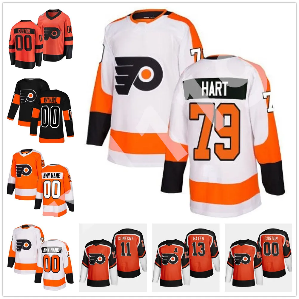 2021 Retro Philadelphia Flyers Hokey 14 Sean Couturier Jersey Erkekler 13 Kevin Hayes 9 Ivan Provorov 11 Travis Konecny ​​28 Claude Giroux