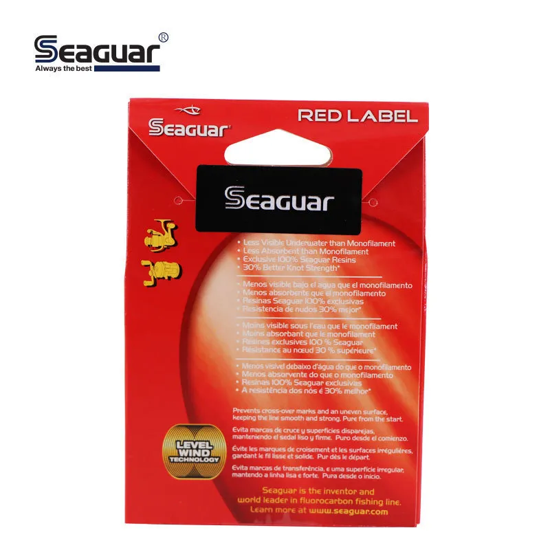 Seaguar Red Label Fluorocarbon Fishing Line 6LB12LB Fluorocarbon