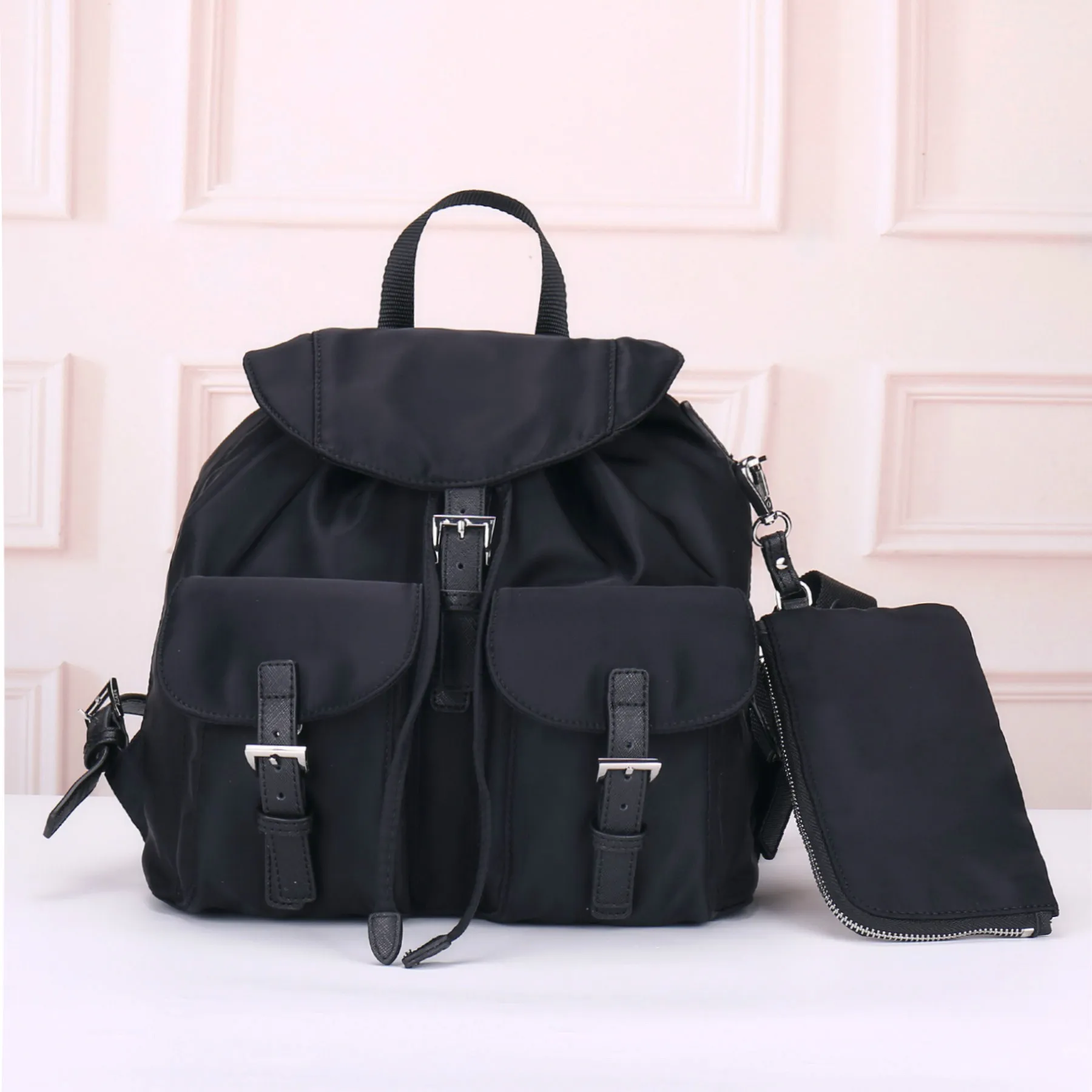 Wholesale fashion canvas backpack for women fashion back pack for men shoulder bag handbag classic backpack messenger bag parachute fabric