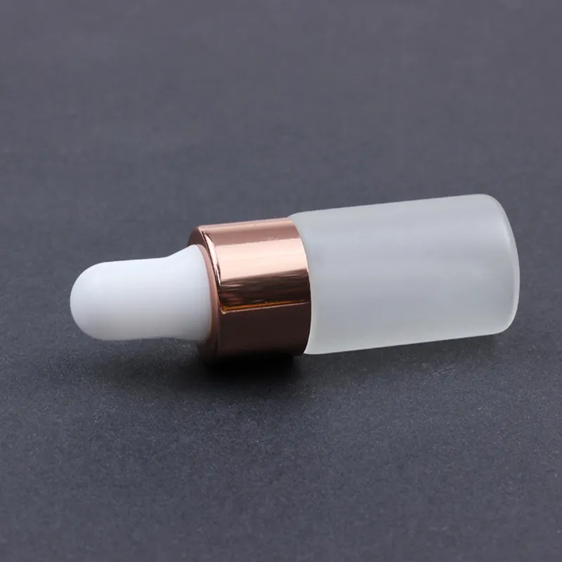 Wholesale 1ml 2ml 3ml Small Frosted Essential Oil Bottles Mini Glass Vials Glass Sample Containers DHL Fedex UPS Free Shipping