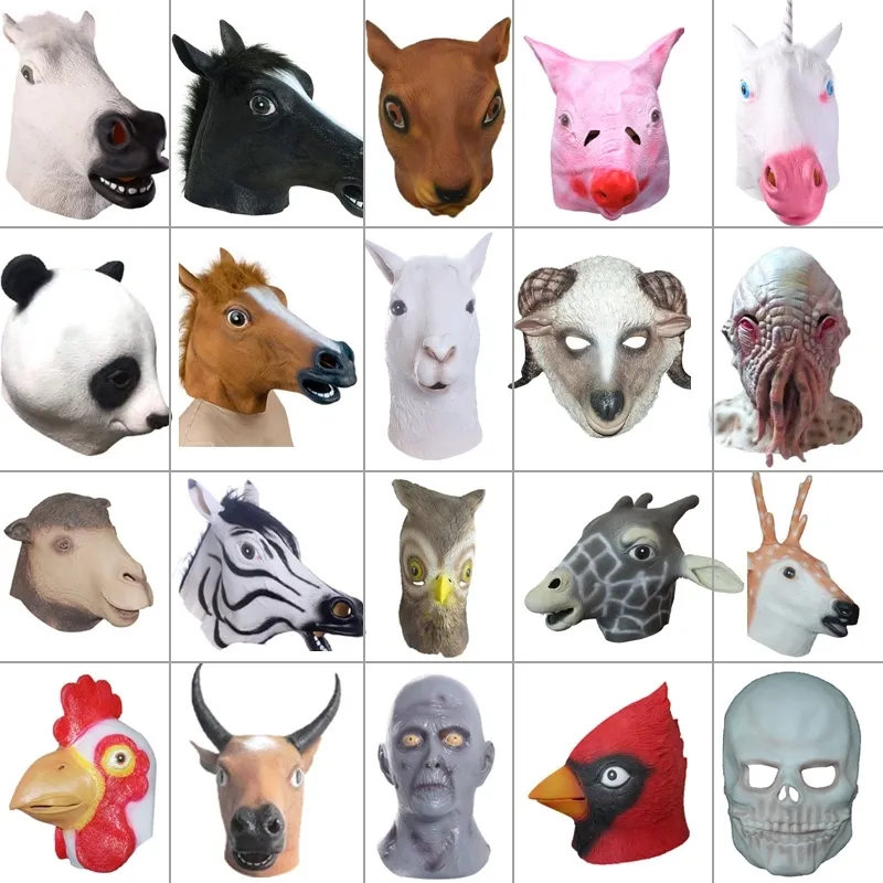 Hippo Rubber Overhead Mask Hippo Rubber Overhead Mask