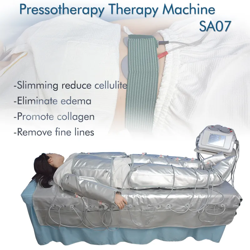 3-in-1-Mikrostrom-Infrarot-Luftdruck-Körperschlankheits-Pressotherapie-Lymphdrainage-Detox-Presoterapia-Gerät