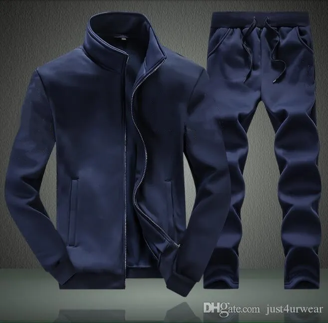 Tuta sportiva da uomo autunno modello stampa jogger tute tute giacca a maniche lunghe pantaloni lunghi set attivi uomo abiti felpe